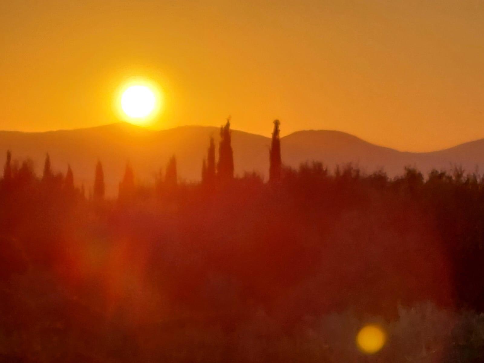 Marken (Norditalien) Sonnenuntergang